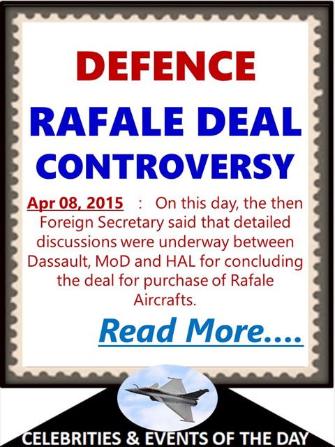 Defence_Rafale Deal Controversy_2015_Apr-08