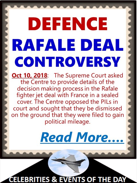 Defence_Rafale Deal Controversy_2018_Oct-10