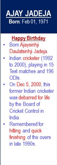 Ajay_Jadeja_Birth_Feb-01