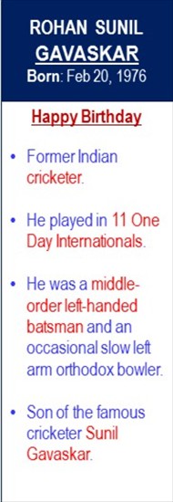 Rohan_Sunil_Gavaskar_Birth_Feb-20