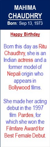 Mahima_Chaudhry_Birth_Sep-13